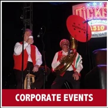 Corporate Events — jazz musicians on stage